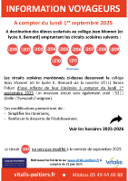 Info voyageurs – refonte circuits scolaires J. Monnet – sept 2025