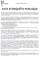 Avis d’enquête publique