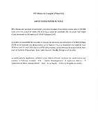 Avis de consultation du public