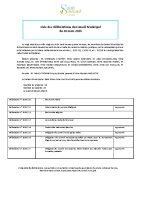 Liste des délibérations du Conseil Municipal du 20 mars 2026